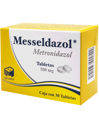 Messeldazol Tabs. 500 mg C/30