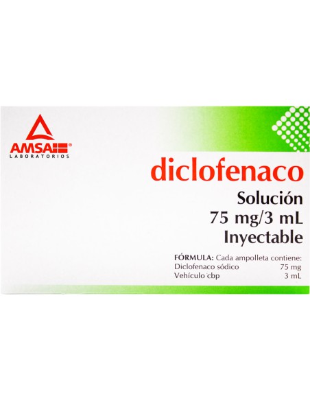 Diclofenaco Sol. Iny. C/2 Amp. 75 mg (Amsa)