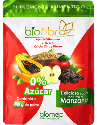 Biofibra Pvo. Sabor Manzana 300g.