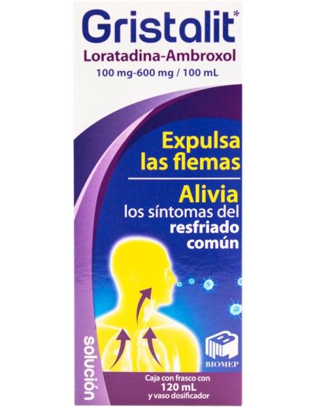 Gristalit Sol. Frasco con 120 mL.