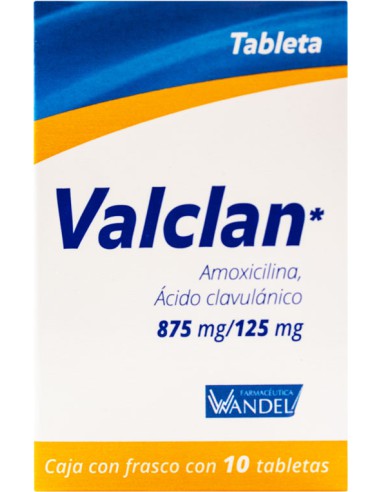 Valclan Tabs 875 mg C/10