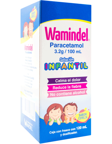 Wamindel Sol. Infantil Frasco con 120 mL.