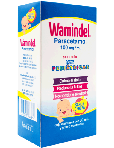 Wamindel Sol Pediátrica Gts. Frasco con 15 mL.