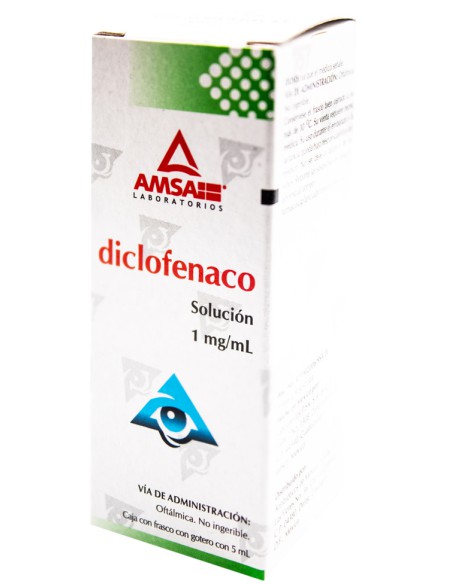 Diclofenaco Sol. Oftálmica Frasco de 5 ml 1 mg /ml  (Amsa)