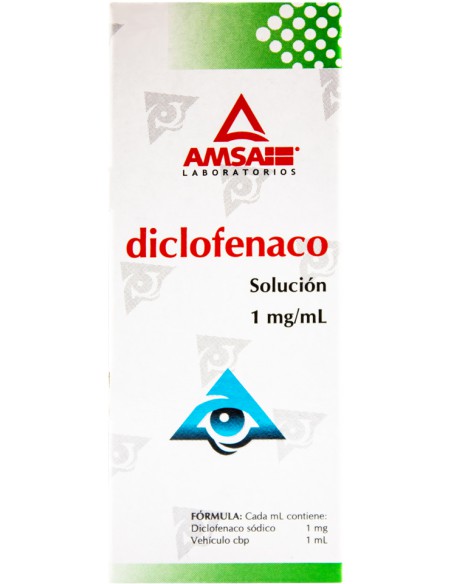 Diclofenaco Sol. Oftálmica Frasco de 5 ml 1 mg /ml  (Amsa)