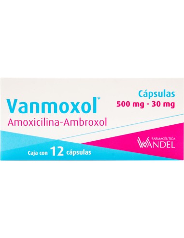 Vanmoxol Caps 500 mg / 30 mg C/12