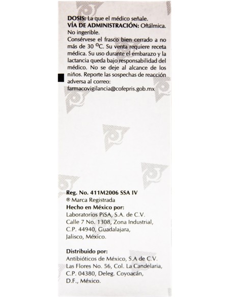 Diclofenaco Sol. Oftálmica Frasco de 5 ml 1 mg /ml  (Amsa)