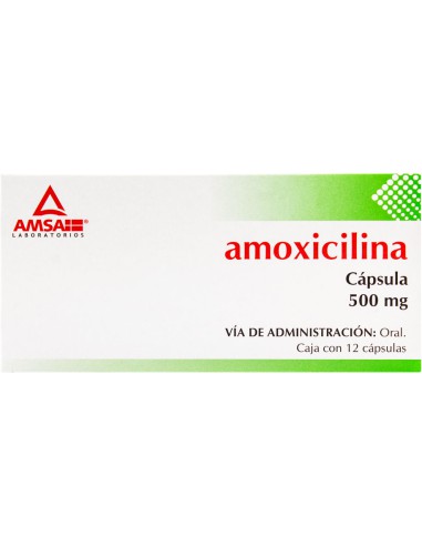 Amoxicilina Caps 500mg C/12 (Amsa)