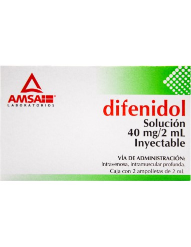 Difenidol Sol. Iny. C/2 Amp. 40mg (Amsa)