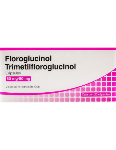 Floroglucinol, Trimetilfloroglucinol Caps. 80 mg / 80 mg C/20