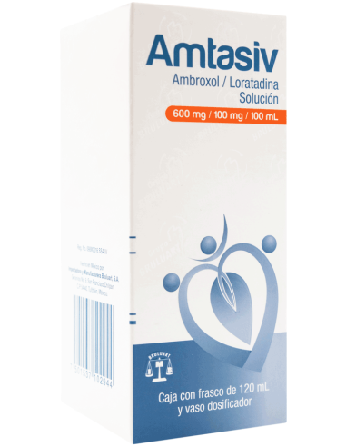 Amtasiv Sol. 600mg/ 100mg/ 100mL Fco. 120mL