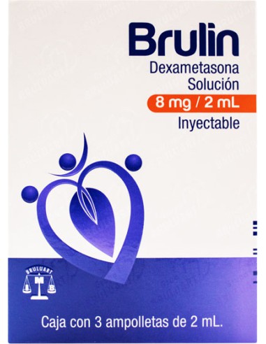 Brulin Sol. Iny 8 mg Amp. 2mL C/3