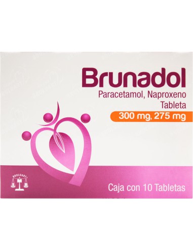 Brunadol Tabs. 300 mg/ 275 mg C/10