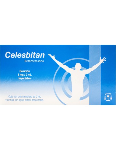 Celesbitan Sol. Iny 8mg Amp. 2 mL C/1