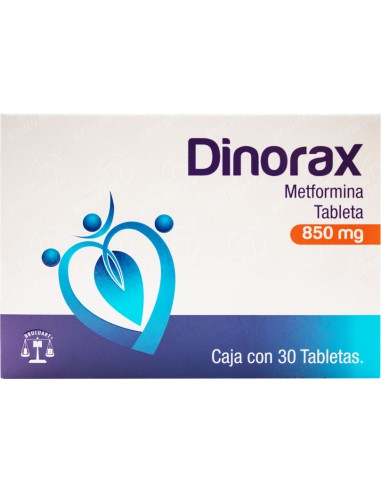 Dinorax Tabs 850 mg C/30