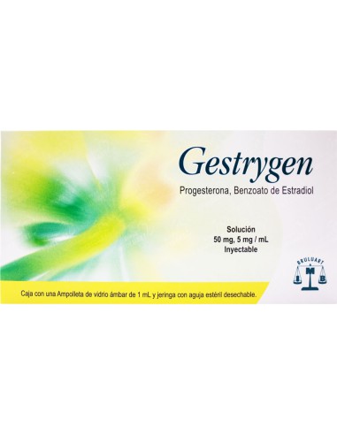Gestrygen Sol. Iny 50 mg/ 5 mg/ mL Amp. C/1