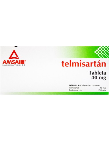 Telmisartán 40 mg C/28 Tabs. (Amsa)
