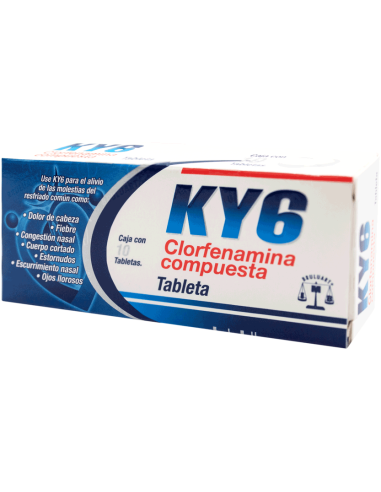 K-Y-6 Tabs. C/ 10