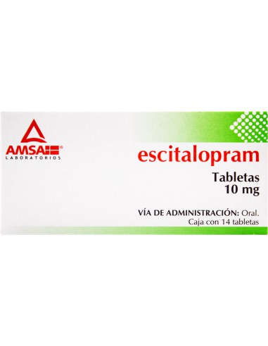 Escitalopram 10 mg C/14 Tabs. (Amsa)