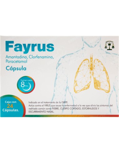 Fayrus Caps. 50mg/ 3mg/ 300mg C/24