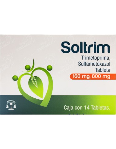 Soltrim F Tabs 160mg/ 800mg C/14