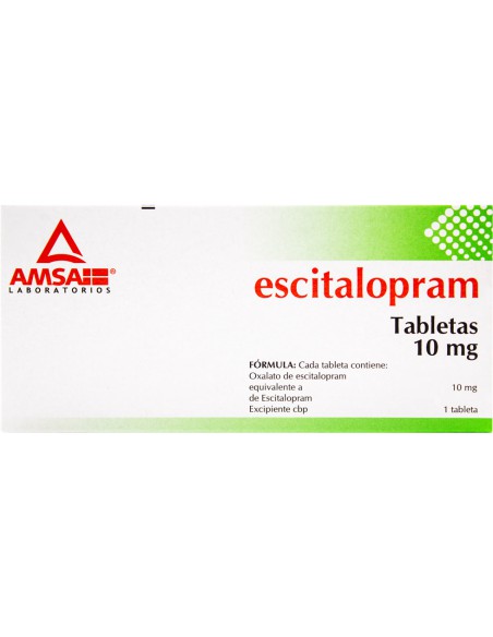 Escitalopram 10 mg C/14 Tabs. (Amsa)