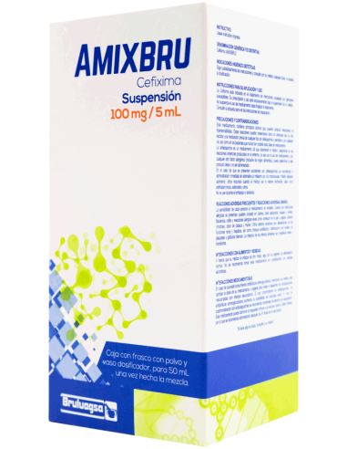 Amixbru Susp. 100 mg / 5 mL Frasco 50 mL