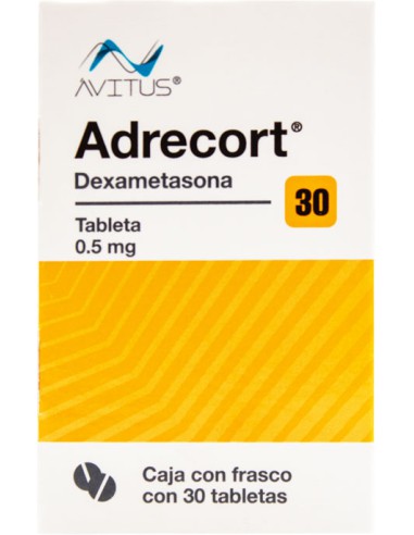 Adrecort Tabs .5 mg C/30 con caja