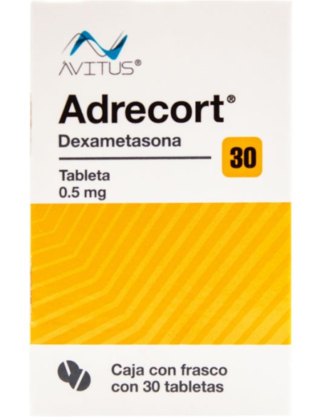 Adrecort Tabs .5 mg C/30 con caja