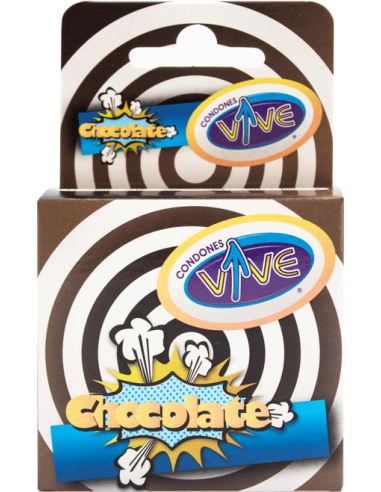 Condones Vive Colors Chocolate C/3