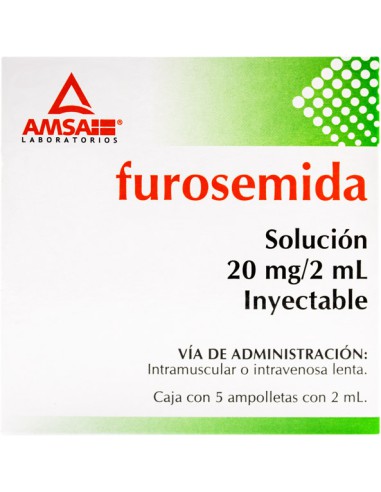 Furosemida Sol. Iny C/5 Amp. 20mg (Amsa)