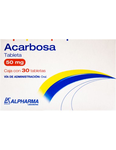 Acarbosa Tabs 50 mg C/30 (Alpharma)