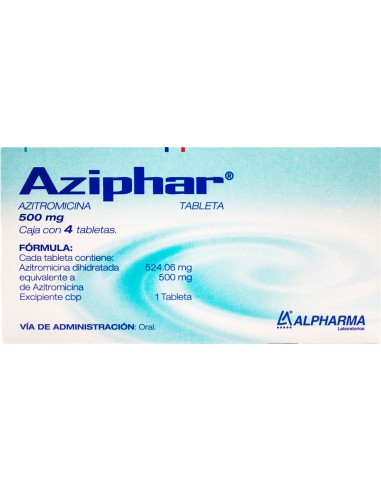 Aziphar Tabs 500 mg C/4