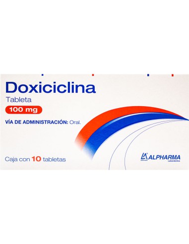 Doxiciclina Tabs 100 mg C/10 (Alpharma)