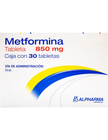 Metformina Tabs 850 mg C/30 (Alpharma)