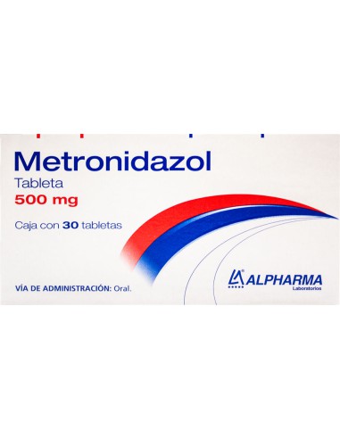 Metronidazol Tabs. 500 mg C/30 (Alpharma)