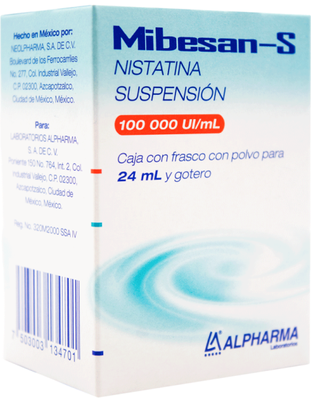 Mibesan-S Susp. 100 000 UI / mL. Fco. Pvo. 24 mL.