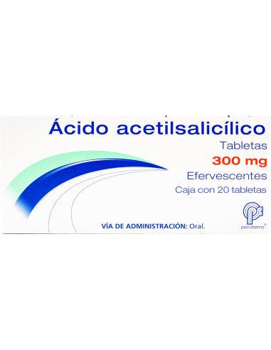 Ácido Acetilsalicílico Tabs Eferv. 300mg C/20 (Alpharma)