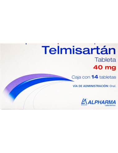 Telmisartán Tabs 40 mg C/14 (Alpharma)