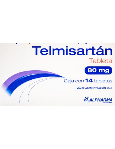 Telmisartán Tabs 80 mg C/14 (Alpharma)