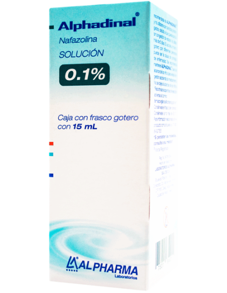 Alphadinal Sol. Nasal Adto. 0.1% Fco. 15 mL.