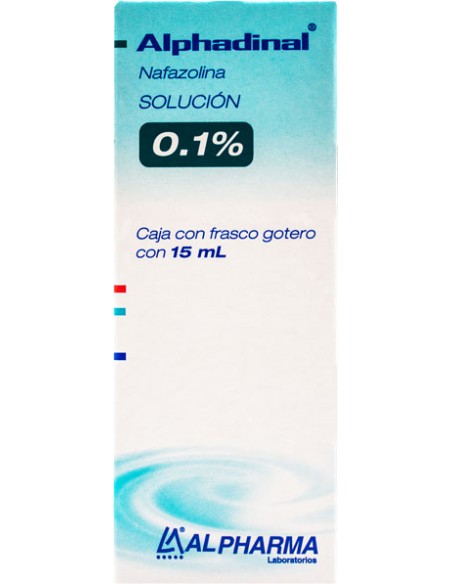 Alphadinal Sol. Nasal Adto. 0.1% Fco. 15 mL.