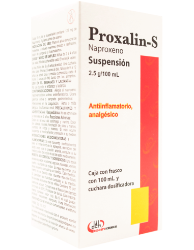 Proxalin-S Susp. 2.5 g / 100 mL Fco. 100 mL.