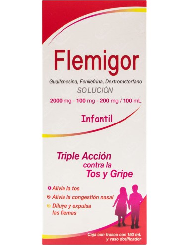 Flemigor Sol. Infantil Fco. 150 mL.