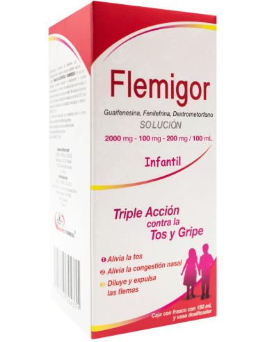 Flemigor Sol. Infantil Fco. 150 mL.