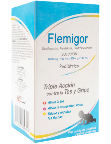 Flemigor Sol. Pediátrica Fco. 60 mL.