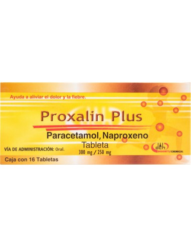 Proxalin Plus Tabs 300mg / 250mg C/16