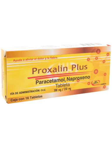 Proxalin Plus Tabs 300mg / 250mg C/16