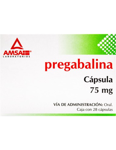 Pregabalina Caps. 75 mg C/28 (Amsa)